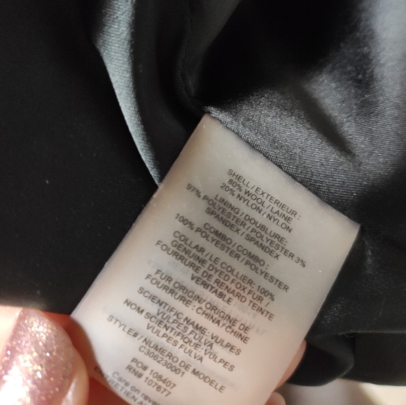 Alice + Olivia Red Tulip Coat, S/P - Picture 9 of 9